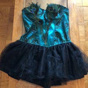 ‘Ravishing Peacock’ Costume - Strapless